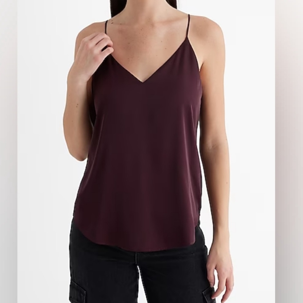 Express Women's Rich Eggplant Camisole